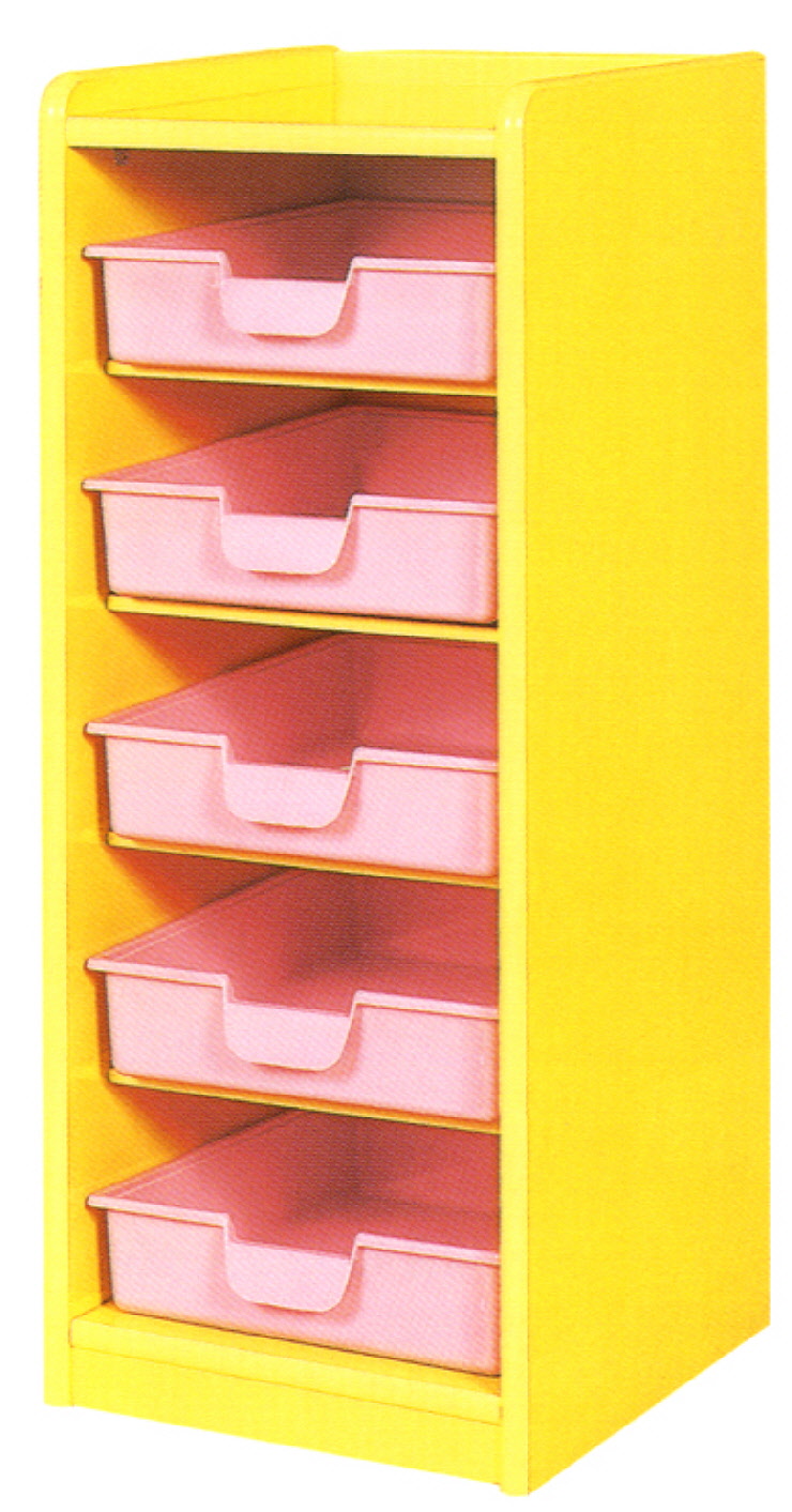 유아용교구 > FIHD 시리즈  > FIHD-노랑 바구니장(5인용)