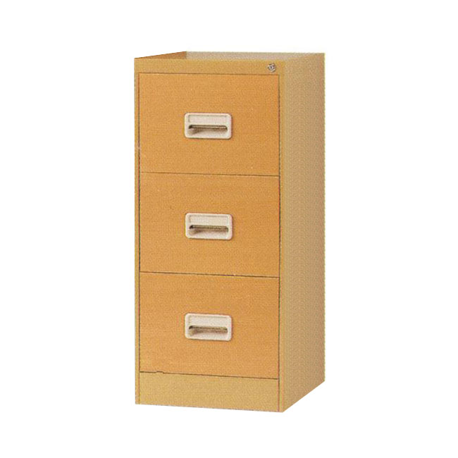 대한철제가구 > 철제서랍장/파일서랍장  > 대한철제가구 DHSF138 철제화일박스(3단,필름부착)