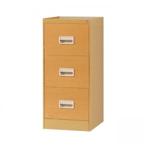 대한철제가구 > 철제서랍장/파일서랍장  > 대한철제가구 DHSF138 철제화일박스(3단,필름부착)