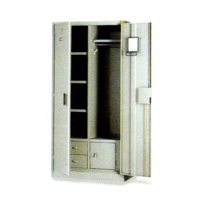 대한철제가구 > 철제캐비넷  > 겸장(책장겸옷장)  > 대한철제가구 DHSF110 3*6 철제 겸장(A형,W850)