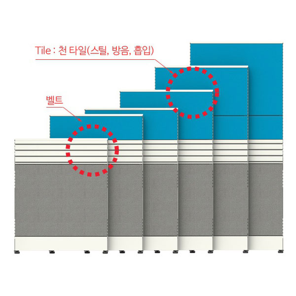 공간시스템 > 넥스-알(Nex-R) 파티션  > 벨트패널  > 넥스-알 사무실 파티션 시리즈 벨트패널-높이 1203mm