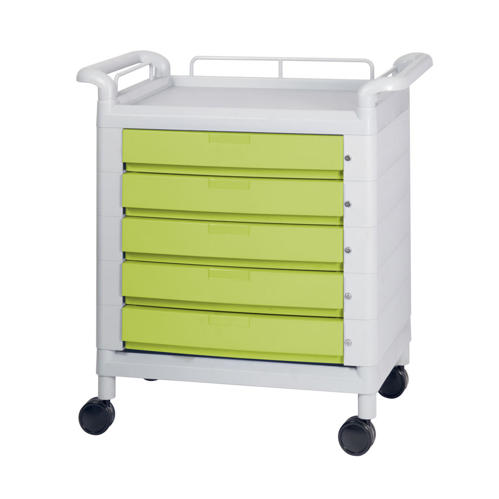 대경카트 > 병원용 드레싱 카트  > 205 병원용 드레싱 카트  > 대경카트 DKCT-DC205(그레이그린) 웨건 왜건 드레싱카트 의료용카트 드레싱카 응급카트 병원카트