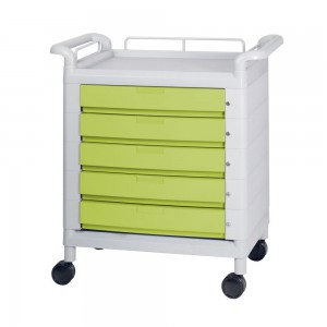 대경카트 > 병원용 드레싱 카트  > 205 병원용 드레싱 카트  > 대경카트 DKCT-DC205(그레이그린) 웨건 왜건 드레싱카트 의료용카트 드레싱카 응급카트 병원카트