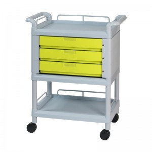 대경카트 > 병원용 드레싱 카트  > 205 병원용 드레싱 카트  > 대경카트 DKCT-DC205R(그레이) 웨건 왜건 드레싱카트 의료용카트 드레싱카 응급카트 병원카트