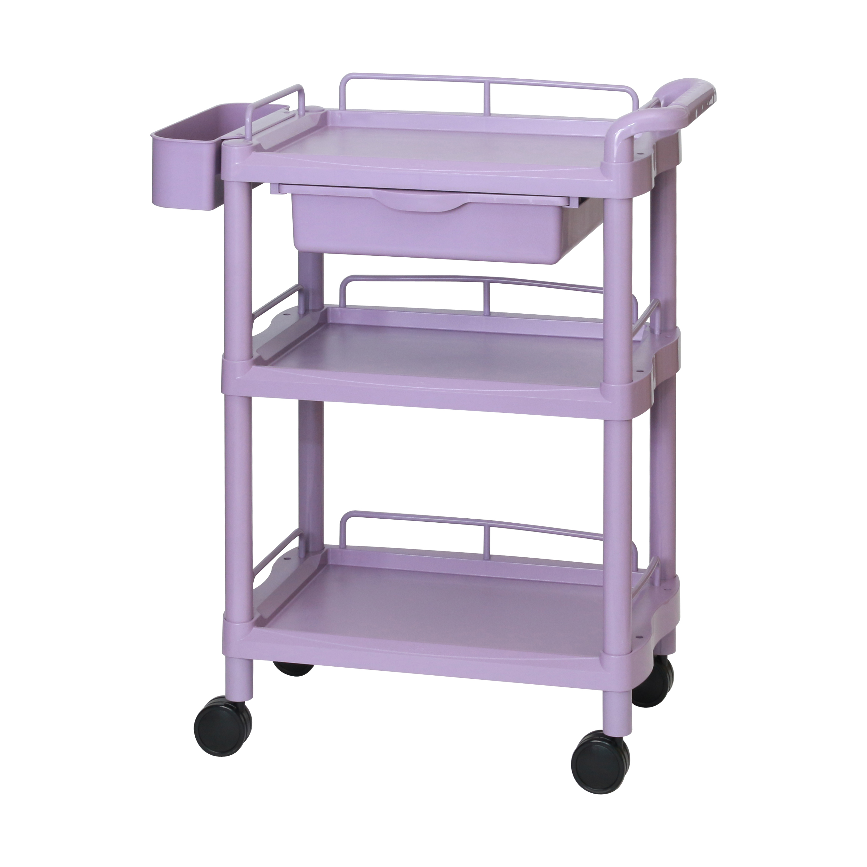 구로메디칼 > 간호비품(Nursing Appliance)  > 플라스틱유틸리티카트(Plastic Utility Cart)  > 대경카트 DKCT-601R(자주색) 웨건 왜건 드레싱카트 의료용카트 드레싱카 응급카트 병원카트